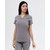 Изображение 3 Women's medical suit Marseille gray s. 40, "WHITE ROBE" 383-328-708, Size: 40, Color: grey