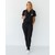 Изображение 10 Women's medical suit Marseille black s. 44, "WHITE ROBE" 383-321-708, Size: 44, Color: black