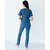 Изображение 2 Women's medical suit Rio blue s. 40, "WHITE ROBE" 135-322-707, Size: 40, Color: blue