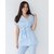 Изображение 3 Women's medical suit Naomi azure s. 42, "WHITE ROBE" 331-462-679, Size: 42, Color: azure