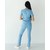 Изображение 3 Women's medical suit Rio blue s. 42, "WHITE ROBE" 135-333-707, Size: 42, Color: blue light