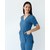 Изображение 3 Women's medical suit Rio blue s. 40, "WHITE ROBE" 135-322-707, Size: 40, Color: blue