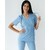 Изображение 4 Women's medical suit Rio blue s. 52, "WHITE ROBE" 135-333-707, Size: 52, Color: blue light