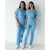 Изображение 10 Women's medical suit Rio blue s. 40, "WHITE ROBE" 135-333-707, Size: 40, Color: blue light