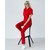 Изображение  Women's medical suit Topaz red river. 40, "WHITE ROBE" 137-339-705, Size: 40, Color: red