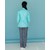 Изображение 2 Women's medical suit Sakura mint-gray s. 44, "WHITE ROBE" 124-356-678, Size: 44, Color: mint