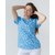 Изображение 3 Medical suit with print women's Topaz Dentist blue s. 44, "WHITE ROBE" 137-324-776, Size: 44, Color: dentist blue