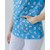 Изображение 5 Medical suit with print women's Topaz Dentist blue s. 50, "WHITE ROBE" 137-324-776, Size: 50, Color: dentist blue