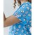 Изображение 8 Medical suit with print women's Topaz Dentist blue s. 44, "WHITE ROBE" 137-324-776, Size: 44, Color: dentist blue