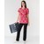 Изображение 9 Medical suit with print for women Topaz Bear red s. 42, "WHITE ROBE" 138-343-559, Size: 42, Color: bear red