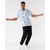 Изображение 2 Medical suit with print for men Granite Cosmosaurus black s. 46, "WHITE ROBE" 130-321-771, Size: 46, Color: black