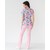 Изображение 2 Medical suit with print for women Topaz flamingo colored s. 44, "WHITE ROBE" 138-337-660, Size: 44, Color: flamingos colored