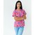 Изображение 3 Medical suit with print for women Topaz Teeth pink s. 42, "WHITE ROBE" 138-337-623, Size: 42, Color: teeth pink