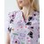Изображение 4 Medical suit with print for women Topaz Laboratory white s. 44, "WHITE ROBE" 137-324-775, Size: 44, Color: laboratory white