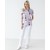 Изображение 8 Medical suit with print for women Topaz Laboratory white s. 42, "WHITE ROBE" 137-324-775, Size: 42, Color: laboratory white