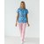 Изображение 10 Medical suit with print for women Topaz Teeth blue s. 42, "WHITE ROBE" 138-376-619, Size: 42, Color: teeth blue