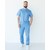 Изображение  Medical suit men's Denver blue s. 48, "WHITE ROBE" 404-333-679, Size: 48, Color: blue light