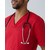 Изображение 4 Medical suit for men Marseille red s. 50, "WHITE ROBE" 353-339-708, Size: 50, Color: red
