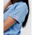 Изображение 4 Women's medical suit Marseille blue s. 48, "WHITE ROBE" 383-333-708, Size: 48, Color: blue light