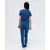 Изображение 2 Women's medical suit Marseille blue s. 42, "WHITE ROBE" 383-322-708, Size: 42, Color: blue