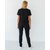 Изображение 3 Women's medical suit Marseille black s. 40, "WHITE ROBE" 383-321-708, Size: 40, Color: black