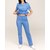 Изображение 8 Women's medical suit Topaz blue s. 40, "WHITE ROBE" 137-333-705, Size: 40, Color: blue light