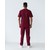 Изображение 2 Medical suit for men Granite Marsala s. 46, "WHITE ROBE" 130-326-710, Size: 46, Color: marsala