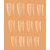 Изображение 2 Plastic tips for Kodi Extra Long Stiletto extensions (240 pcs/pack)
