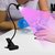 Изображение 2 Лампа UV для сушки гель лака, гелевых типс с USB-разъемом (настольная, гибкая, с прищепкой), 5 Вт. Чёрный