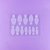 Изображение  Силиконовые молды для маникюра DNKa Professional nail molds №0003, 36 шт