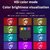 Изображение 5 Накамерный свет Р5-RGB (7,5х7,5см) на 5 Вт. со встроенным аккумулятором (1800mAh) для видео и фотосьемки