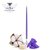 Изображение  Handmade beeswax candle violet 18 cm, 1 pc, Quantity per package (pcs): 1
