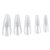 Изображение  Верхние формы для наращивания ногтей Touch Nails Forms Pointe, 120 шт