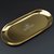 Изображение 4 Metal flat tray Designer (size - 18 x 8.7 cm) for storing tools and decor - S Gold