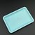 Изображение  Flat metal tray (18x12.5 cm) Designer for storing tools and decor M-size Turquoise