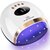 Изображение  UV/LED лампа T12 для сушки гель лака и геля LED с дисплеем 158 Вт. Белый