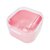 Изображение  Container for nail drill disinfection small square, pink