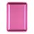 Изображение  Rectangular cosmetic tray metal 12.5x18 cm dark pink