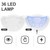 Изображение 9 Lamp for nails and shellac SUN New 5 Plus UV + LED 48 W for 2 hands
