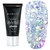 Изображение  Полигель Lilly Beaute Diamond Poly Gel 30 мл, №02 лазурные голограммные блестки