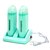Изображение  Воскоплав двухкассетный с базой Depilatory heater мощностью 80 Вт, мятный