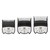 Зображення  Набір насадок Wahl Moser Magnetic Premium Combs (1.5, 3, 4.5 мм) 1801-7010
