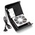 Изображение 5 Настольная маникюрная вытяжка пылесос - Nail Dust Collector BQ-858-2A, 40 Вт. Черный