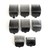 Изображение 4 Набор насадок Wahl 03170-517 для парикмахерских машинок Taper, Magic, Icon с подставкой, 8 шт.