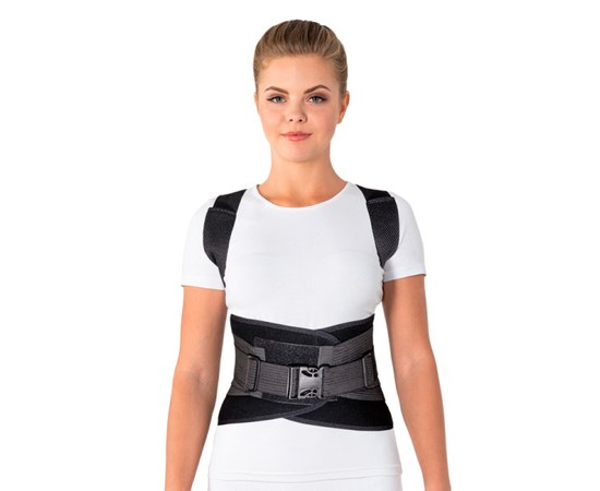 Изображение  Rigid fixation corset TIANA Type 657 (black) over 175 cm size 5 120 - 140 cm, Size: 5