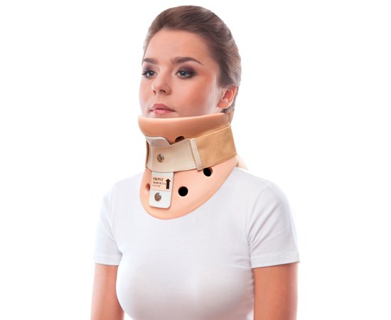 Изображение  Cervical vertebrae "Philadelphia" with a hole for the trachea TIANA Type 711 (beige) adult size 39 - 46 cm, Size: 3