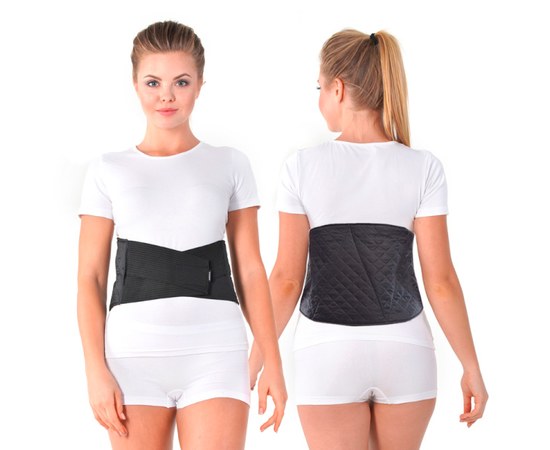Изображение  Support bandage, wool TIANA Type 210 (black) size 4 101 - 110 cm, Size: 4