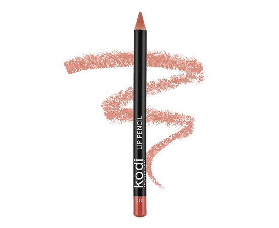 Зображення  Олівець для губ Kodi Lip Pencil 01L, Цвет №: 01L