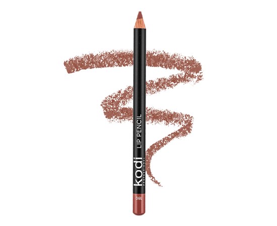 Зображення  Олівець для губ Kodi Lip Pencil 06L, Цвет №: 06L