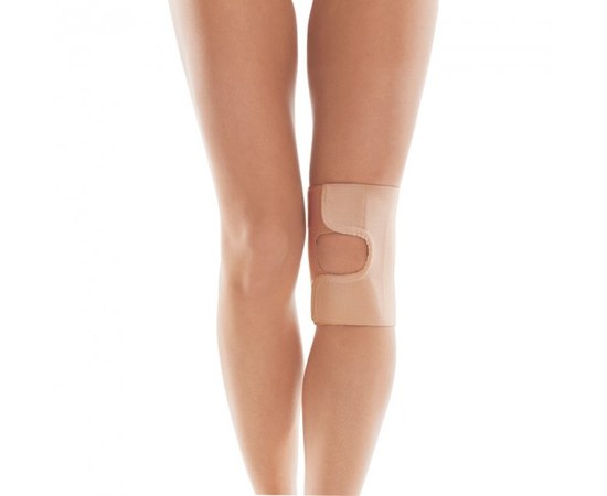 Зображення  Бандаж для колінного суглоба з відкритою чашечкою TIANA Тип 513 (бежевий) розмір 5 46 - 49 см, Розмір: 5